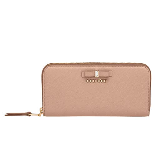 [ミュウミュウ] レディース 長財布 サイフ 5ML506 2D7A F0615 ORCHIDEA 2122aw (ORCHIDEA) [並行輸入品]