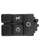 Headlamp Switch Fit for Chevy GMC Yukon Suburban C1500 C2500 C3500 K1500 K2500 K3500 1990-1994, Headlight Parking Light Rocker Switch Replace D1559B 77199157 HL6676 LS92 10496908 19245089 D1529C
