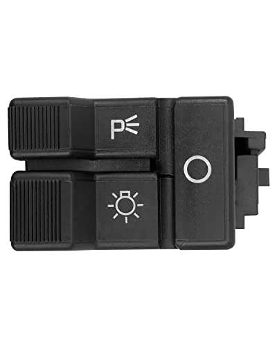 Headlamp Switch Fit for Chevy GMC Yukon Suburban C1500 C2500 C3500 K1500 K2500 K3500 1990-1994, Headlight Parking Light Rocker Switch Replace D1559B 77199157 HL6676 LS92 10496908 19245089 D1529C