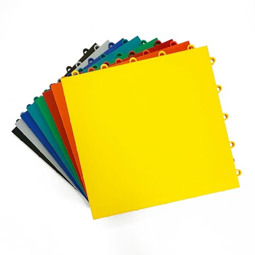 InOut Flooring 15 Grey Tiles - High Durability Colored Flooring Tiles - Interlocking Versatile Training Surface - Roller Skate Indoor&Outdoor, Dance Floor Tiles, Basketball Tiles, Multi Sports Floor by InOut Flooring - Image 9