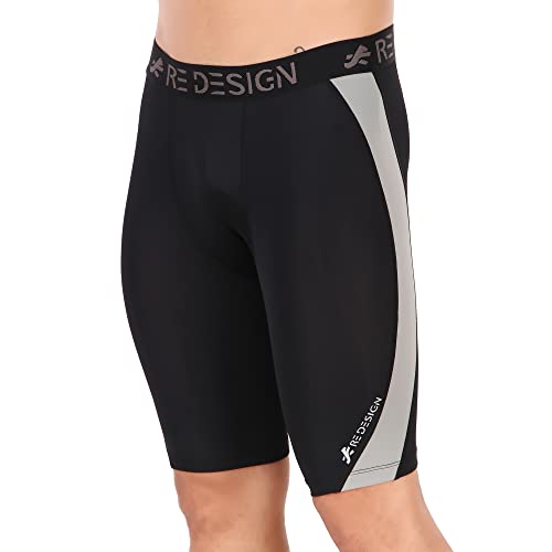 Image of ReDesign Apparels Nylon Compression Shorts Tights for Multi Sports (Color Options)