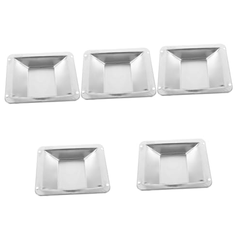 Cenicero de acero inoxidable y papelera de habitación plana PRETYZOOM 5 piezas