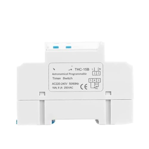 Interruptor temporizador programable para reducir el consumo eléctrico de termos y luces 220V 4
