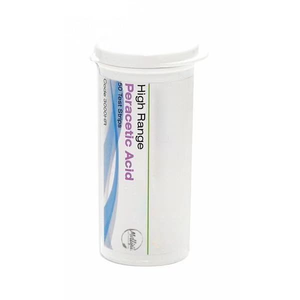 Test Strip, 0 to 1000 ppm Range, 50 Tests