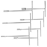 NUOBESTY 7stücke Griff Schraubenschlüsselsatz Aus Verschleißfestem Chrom Vanadium Kompakt Für Fahrrad Und Motorradservice