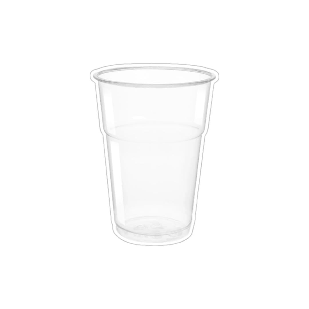 After Plastic Bicchieri Usa E Getta 400ml – 100% Biodegradabili E Compostabili In PLA (100 Pz)