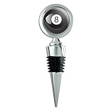 Eight Ball Pool 8 Ball Wine Bottle Stopper