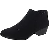 Style & Co. Womens Wileyy Solid Zippered Booties Black 7.5 Medium (B,M)