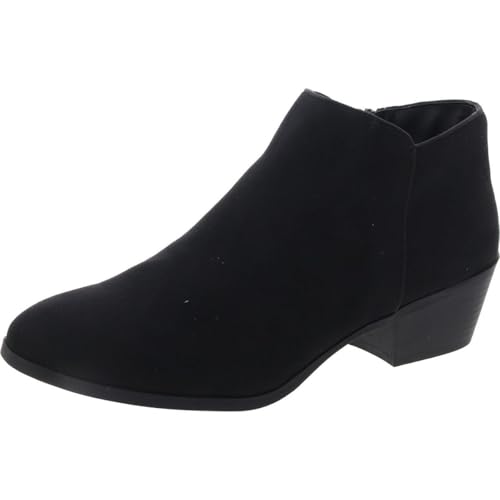 Style & Co. Womens Wileyy Faux Suede Comfort Booties