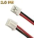 2X Stück Lipo Akku Adapter JST Male Buchse auf 2.0 PH 2PIN 2mm Micro JST Stecker für 1s Lipo Akku Adapterkabel von Mr.Stecker Modellbau®