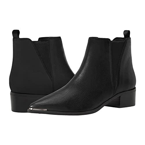 Juliet Holy Womens Chelsea Boots Fashion Winter Pointed Toe Chunky Stacked Low Heel Slip On Ankle Booties2