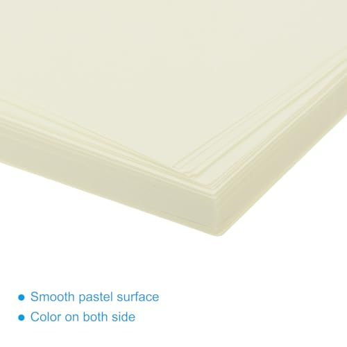 Miniatura 4 de Quarkzman 100 Hojas De Papel De Origami Doble Cara Blanco Crema 5 X 5cm 70gsm Hoja Cuadrada Para Proyecto De Arte Y Manualidades, Principiantes, Decoración De Regalos