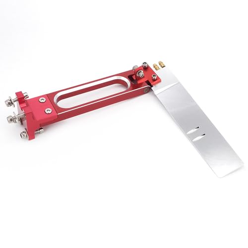 170x160mm RC Boat Rudder Dual Water Pickup Rudder for Gasoline Nitro RC Speed Boat Mono VEE Oval Boat (Size 170x160mm)