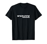Fuerteventura coordenadas Canarias Vacaciones, Fuerteventura Camiseta