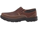 Skechers USA Men's Segment The Search Slip On Loafer, Dark Brown, 11 M US