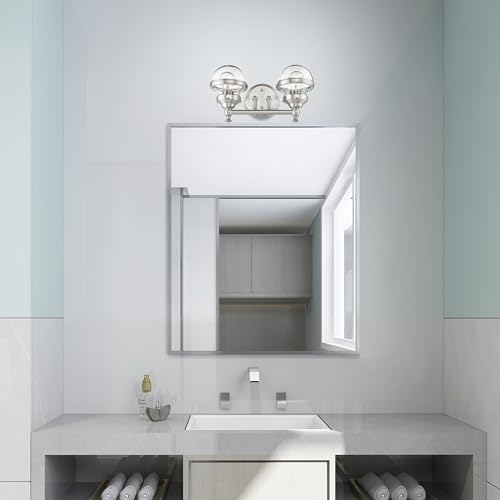 Image of Livex Lighting 2 Light Brushed Nickel Bath Vanity,17412-91
