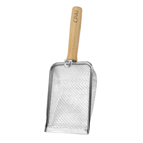 Compost Sifter, Soil Sieve Tool, 2.8 mm Mesh with Steel, Material a prueba de óxido, Efficient Hand Shovel Design for Yard, Practical Accessory, Versatile Screening for Farm Garden