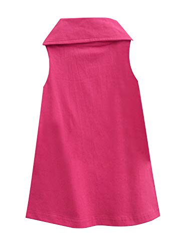 Image of A.T.U.N. (ALL THINGS UBER NICE) Solid A-Line Mini Dress | Sleeveless Casual Dress for Girls