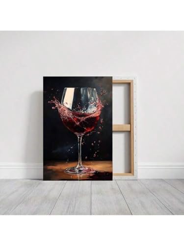 Impression sur toile vin rouge haute définition style galerie - 4