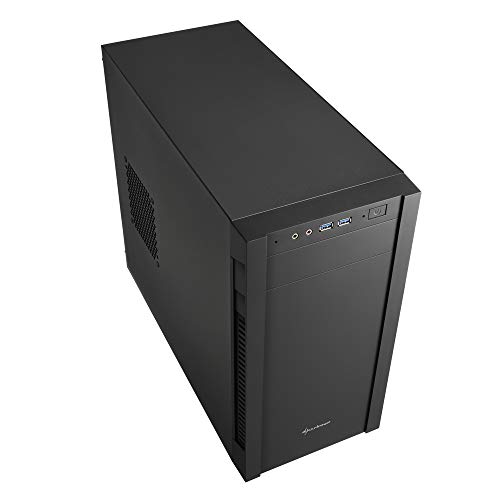Sharkoon ミニタワーPCケース SHA-S1000-V メタルサイドパネル Micro-ATX/Mini-ITX対応 ブラック 日本正規代理店品