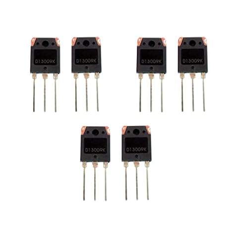 F Fityle 6xD13009K NPN Leistungstransistor 12A Hochvolt P Transistor Cover