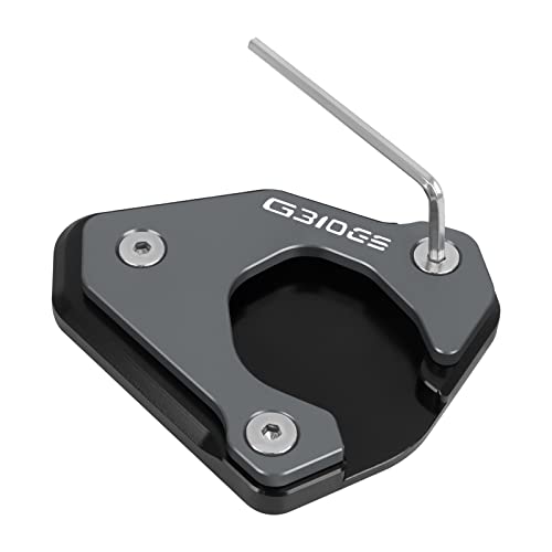Support béquille latérale BMW G310GS en aluminium CNC anodisé