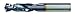Cleveland C14858 M42 Cobalt Heavy Duty Screw Machine Length Drill Bit, TiCN Coated, Round Shank, Spiral Flute, 135 Degrees Split Point, 1/4" Size (Pack of 12)