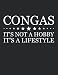 Produktbild Congas It's Not A Hobby It's A Lifestyle Notebook - Large 8.5 x 11 inches - 110 Pages