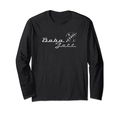 Star Wars t-shirt idéal comme cadeau pour fan de Boba Fett avec texte argent