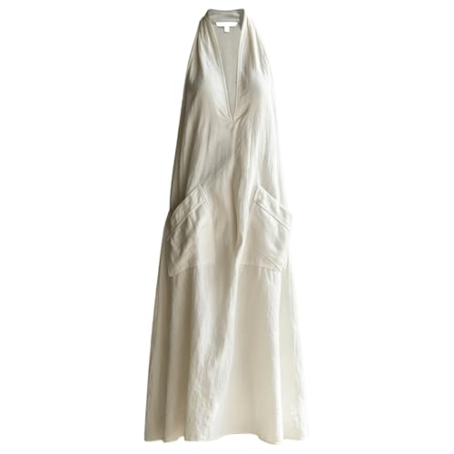 Robe longue polyvalente à col chemise et poches intégrées - 3