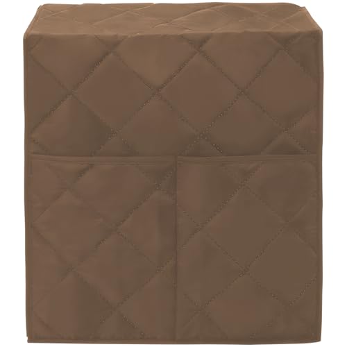 Lcpucc Quilted Coffee Machine Cover for Espresso Machines and Kitchen Appliances - Thermal Insulation & Dustproof Protector for Home, Office, or Cafe Use
