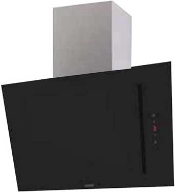 Cata Campana Decorativa de Pared THALASSA 700XGBK/F 6 Niveles de Extracción 5+1 Turbo Control Táctil Display Digital Conectividad AUTO Motor Extra Silencioso Iluminación LED Ancho 70 cm Color Negro
