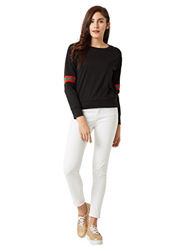 Image of Miss Chase Women's Black Boxy Sweatshirt