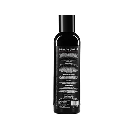 Image of Tatha Mature Face Wash with Glycolic Acid, Niacinamide & Plant Stem Cells | Reduces Pores, Dead Skin & Pigmentation | Anti-Aging, Hydrating & Gentle Cleanser | Paraben & Sulphate Free (Mature Skin)