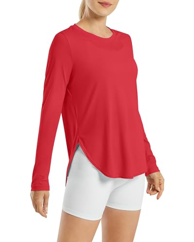 Image of G4Free Lightbreeze Womens UPF 50+ Long Sleeve Workout Tops Quick Dry UV Sun Shirt Running Gym Hiking Yoga Casual Lightweight