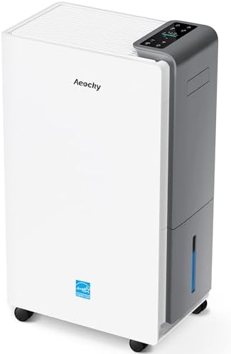 AEOCKY 4500 Sq.Ft Energy Star Most Efficient 2025 Dehumidifier, Max 80 Pint/Day Smart Compressor Dehumidifier with Drain Hose, Intelligent Humidistat,for Basement,Bedroom,Home,Bathroom