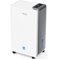 AEOCKY 5500 Sq.Ft Energy Star Most Efficient 2025 Dehumidifier Max 80Pint/D | Dehumidifier with Drain Hose for Basement, Home, Bedroom, Bathroom, Intelligent Humidistat
