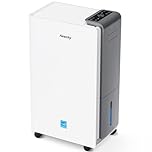 AEOCKY 4500 Sq.Ft Most Efficient Energy Star 2025 Dehumidifier, Max 80 Pint/D Smart Compressor Dehumidifier with Drain Hose, Intelligent Humidistat,for Basement,Bedroom,Home,Bathroom