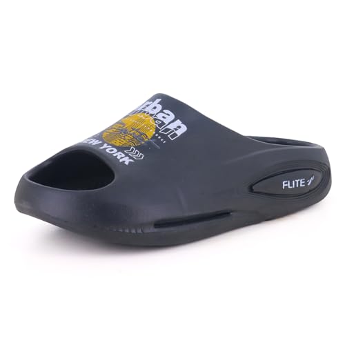 Image of FLITE FL-2015 Olive Sliders for Men - Comfortable & Durable Footwear