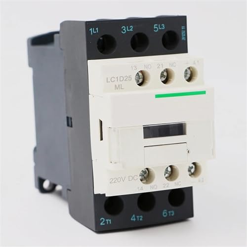 Contactor LC1D25ML de 25A y 3 polos NO con conmutación magnética estable por bobina de 220V