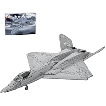 2185PCS MOC-177282 Grey Ghost Fighter Building Blocks Set, 1/35 Scale YF-23 Military Building Blocks, a Gift for Teenagers and Adults