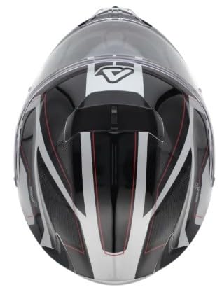 Casco Modular Acerbis Serel 22-06 Blanco y Rojo - 0025201.314 Talla M