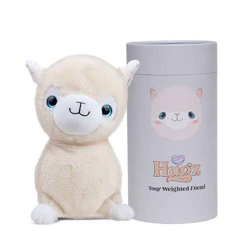 Image of Hugz Official Weighted Stuffed Animal 3.8 lb for Adults and Kids - Premium Stuffed Plushie (Lexi the Llama)