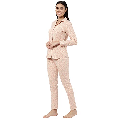Image of Sweet Dreams Women's Cotton Printed Night Suit Set