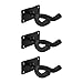 Support de guitare, 3 pièces en forme de U clip support mural pour guitare avec médiators pour basse pour mandoline pour guitare pour banjo