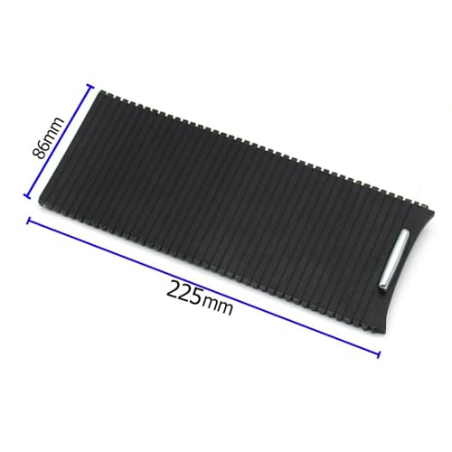 Image of Front Center Cup Holder Roller Shutter Cover for VW EOS Golf 5 6 | Sliding Cup Holder Cover Roller Shutter Replacement for VW EOS Golf 5 6 MK5 MK6 Jetta SCIROCC 5KD86253182V