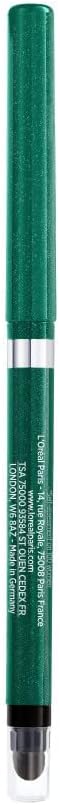 L'Oréal Paris Gel Eyeliner, Intense Long-lasting Colour, Semi Permanent, Infallible Grip 36H Gel Automatic Eyeliner, Emerald Green