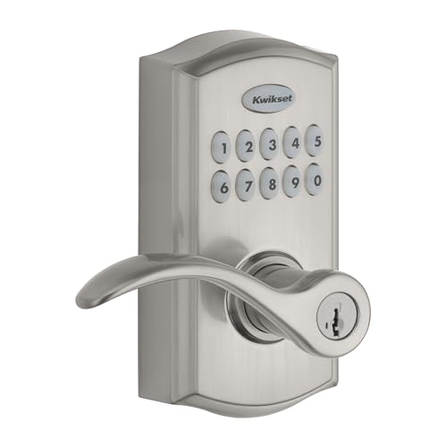 Kwikset 955PML-15S Pembroke Lever Commercial Grade Electronic Smartcode Lever Lock with SmartKey Satin Nickel Finish - image 9