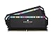 CORSAIR DOMINATOR PLATINUM RGB DDR5 RAM 32GB (2x16GB) 5600MHz CL36 Intel XMP iCUE Compatible Computer Memory - Black (CMT32GX5M2X5600C36)