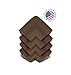 KidKusion Jumbo Corner Cushion | Made in USA | Brown | 4 Pack | Furniture and Corner Protector